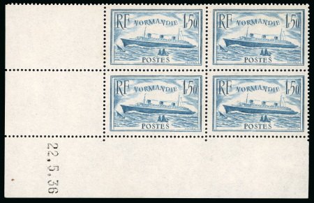 Stamp of France » Émissions à partir de 1900 1935-1940, Normandie YT n° 299 et n° 300 + Ader n°