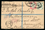 Stamp of Great Britain » 1854-1900 Postal History of the Perforated Line Engraved and Surface Printed Issues 1887-1900 Destination Mail: Attractive group of fourteen