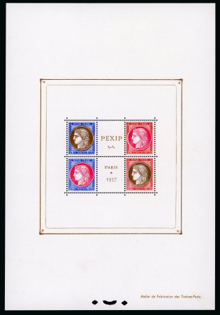 Stamp of France » Blocs et Feuillets 1936, bloc-feuillet Pexip YT n° 3 neuf ** MNH. Fraîcheur