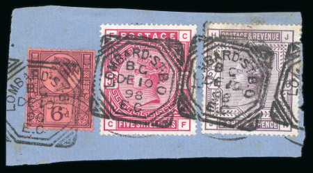 Stamp of Great Britain » 1855-1900 Surface Printed » 1883-84 & 1888 High Values 1883-84 5s rose or crimson, an attractive selection