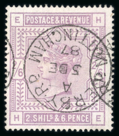 Stamp of Great Britain » 1855-1900 Surface Printed » 1883-84 & 1888 High Values 1883-84 2s6d lilac or deep lilac, an attractive selection