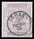 Stamp of Great Britain » 1855-1900 Surface Printed » 1883-84 & 1888 High Values 1883-84 2s6d lilac or deep lilac, an attractive selection