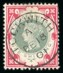 Stamp of Great Britain » 1855-1900 Surface Printed » 1887-1900 Jubilee Issue & 1891 £1 Green 1887-1900 1/2d to 1s, an attractive selection of mostly