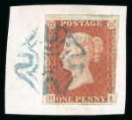Stamp of Great Britain » 1841 1d Red 1841 1d red, attractive specialised assembly of singles,