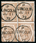 Stamp of Great Britain » Collections 1855-1900 Surface Printed: Attractive assembly of mostly