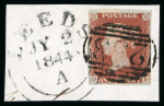 Stamp of Great Britain » 1841 1d Red 1841 1d red, attractive specialised assembly of singles