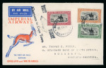 Stamp of Sudan 1931 First Flight Khartoum to Cape Town, franked Airmail