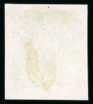 Stamp of Barbados 1857-59 Master plate reprint in black made in 1929, without a country name or value table