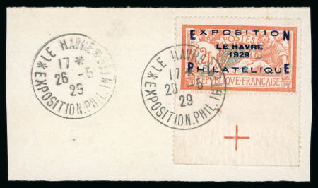Stamp of France » Émissions à partir de 1900 1929, Exposition du Havre YT n° 257A oblitéré sur grand