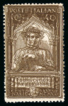 Stamp of Italy » Regno d'Italia Italy : 1921, Dante Alighieri Sassone n° 116c and 118c