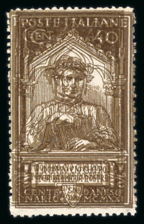 Stamp of Italy » Regno d'Italia Italy : 1921, Dante Alighieri Sassone n° 116c and 118c