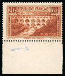Stamp of France » Émissions à partir de 1900 1928, Le Travail YT n° 252 (signé Brun) et Pont du