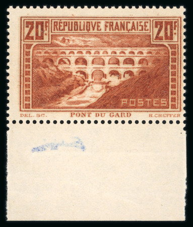 Stamp of France » Émissions à partir de 1900 1928, Le Travail YT n° 252 (signé Brun) et Pont du