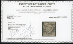 Stamp of France » Emission Cérès 1871-72 1876, Y&T n°55b brun sur rose, très bel exemplaire