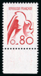 Stamp of France » Émissions à partir de 1900 1975, Y&T n°1841A** bas de feuille, timbre non émis