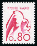 Stamp of France » Émissions à partir de 1900 1975, Y&T n°1841C**, timbre non émis Marianne de Béquet