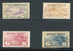 Stamp of France » Émissions à partir de 1900 1917, Y&T n°152/155, les 4 principales valeurs de la