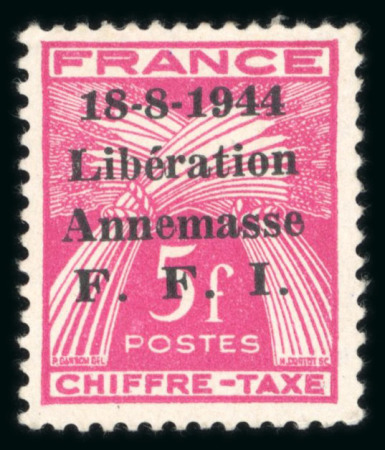 Stamp of France » Libération Annemasse (Haute-Savoie), Libération, type Taxe Gerbes,