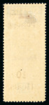 Stamp of Thailand 1907$ Surcharged Fiscals 10t on 10t, 20t on 20t and 40t set of three with "Specimen" overprints