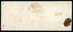 Stamp of Switzerland / Schweiz » Kantonalmarken » Genf 1845, rechte Hälfte der Doppelgenf auf Ortsbrief von Genf
