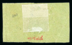 Stamp of Switzerland / Schweiz » Kantonalmarken » Genf 1846, grosser Adler gelbgrün im Paar ungebraucht mit Originalgummi
