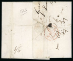 Stamp of Great Britain » Postal History » Maritime 1802 (Mar 28) wrapper from Guernsey to London with fine strike of the "Ship Lre / (<mark>crown</mark>) / WEYMOUTH" hs