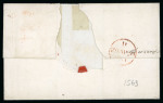 Stamp of Great Britain » Postal History » Maritime 1810 (Dec 7) wrapper from Constantinople to London with "Ship Lre / (<mark>crown</mark>) / SHEERNESS" in red