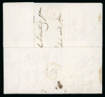 Stamp of India » Postal History 1805 (Mar 25) entire from India to Clifton, England, endorsed "p David Scott"