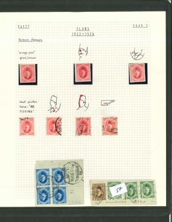 Stamp of Egypt » 1922-1936 King Fouad I Definitives » Issued Stamps 1923-24 First Portrait Issue: 10m rose-red, 3m, 4m