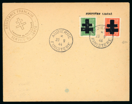 Stamp of France » Libération Audierne (Finistère), Libération, type Pétain, Mayer