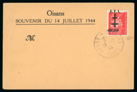 Stamp of France » Libération Bourg d'Oisans (Isère), Libération, type Mercure et