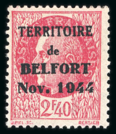 Stamp of France » Libération Belfort (Territoire de Belfort), Libération, type Pétain,