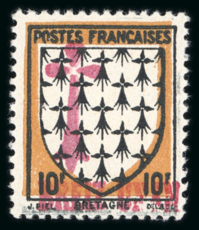 Stamp of France » Libération Breiz Unan (Bretagne), Libération, type Armoiries et