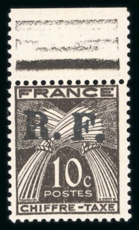 Stamp of France » Libération Cannes (Alpes Maritimes), Libération, type Taxe Gerbes,