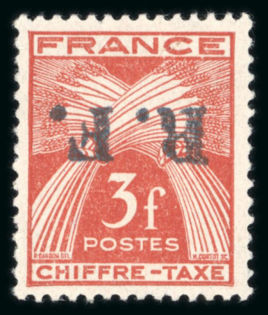 Stamp of France » Libération Cannes (Alpes Maritimes), Libération, type Taxe Gerbes,