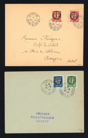 Stamp of France » Libération Cholet (Maine et Loire), Libération, type Pétain, Mayer