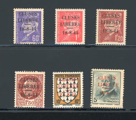 Stamp of France » Libération Cluses (Haute-Savoie), Libération, type Pétain, série
