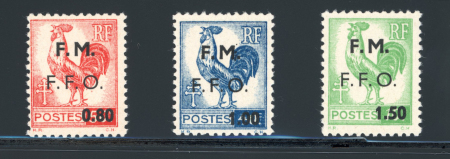 Stamp of France » Libération Cognac (Charente Maritime), Libération, type Coq d'Alger,