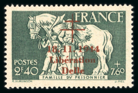 Stamp of France » Libération Delle (Territoire de Belfort), Libération, type Mercure