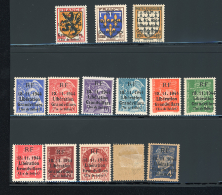 Stamp of France » Libération Grandvillars (Territoire de Belfort), Libération, type