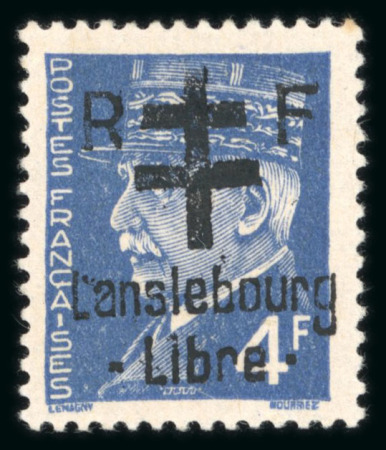 Stamp of France » Libération Lanslebourg (Savoie), Libération, type Pétain, série