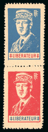 Stamp of France » Libération Lyon (De Gaulle), Libération, émission de Lyon, type