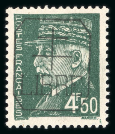 Stamp of France » Libération Measnes (Creuse), Libération, type Pétain, série Mayer