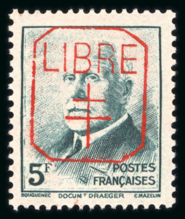 Stamp of France » Libération Mornant (Charente Maritime), Libération, type Pétain,
