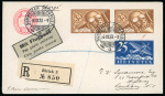 Stamp of Switzerland / Schweiz » Flugpost » Flugbriefe 1923 (8.9), Handley Page Transport Ltd. Linie Basel-London