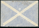 Stamp of Switzerland / Schweiz » Flugpost » Flugbriefe 1941, Bedarfspost frankiert mit Helvetia mit Schwert 70 Rp. und 1 Fr.