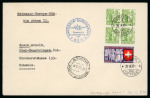 Stamp of Switzerland / Schweiz » Flugpost » Flugbriefe 1939 (29.04), Sonderflug Swissair Europa-Süd