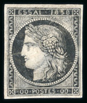 Stamp of Greece » Large Hermes Heads » 1861 Barre proofs 1858 French Essay: Single of the "Cérès 1858" plate-proof