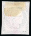 Stamp of Greece » Large Hermes Heads » 1861 Barre proofs 2 singles of the "Cérès without inscription" of 18