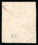 Stamp of Greece » Large Hermes Heads » 1861 Barre proofs Two 1 lepton plate-proofs (Constantinidès n° 1 ES.